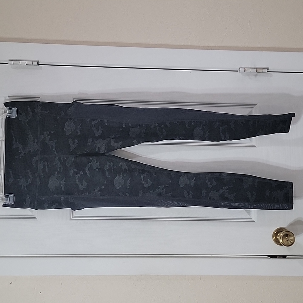 Fabletics Black Camo Powerhold Leggings Size S